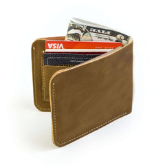 Classic Quality Bifold Wallet. Made From Fine Leather, Featuring A Timeless Design With Multiple Card Slots