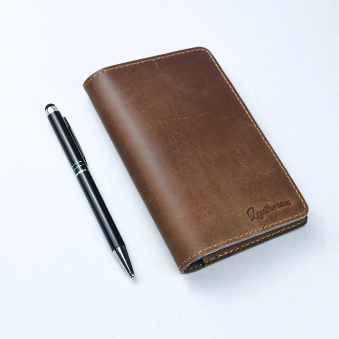 Leather Field Notes for daily writing and inspiration  - Leatherax