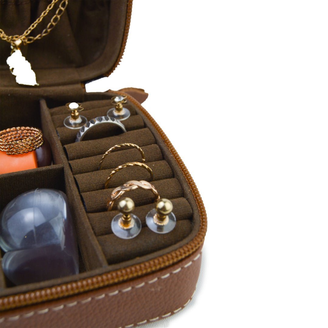 Unique Jewelry Box - Leather Jewelry Case with Custom Design, Perfect for Special Occasions