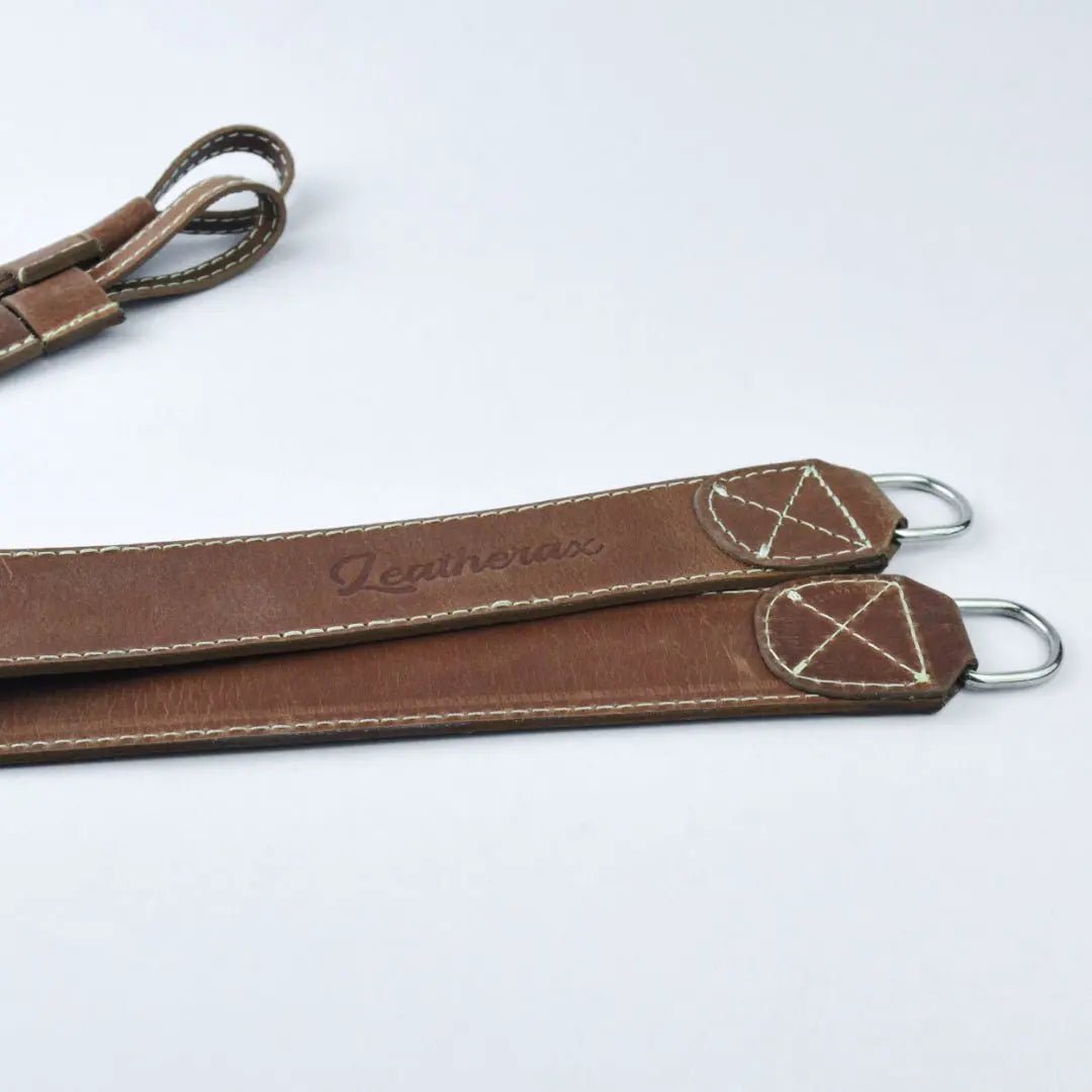 Leather Camera Strap With A Sleek & Timeless Vintage Design - Leatherax