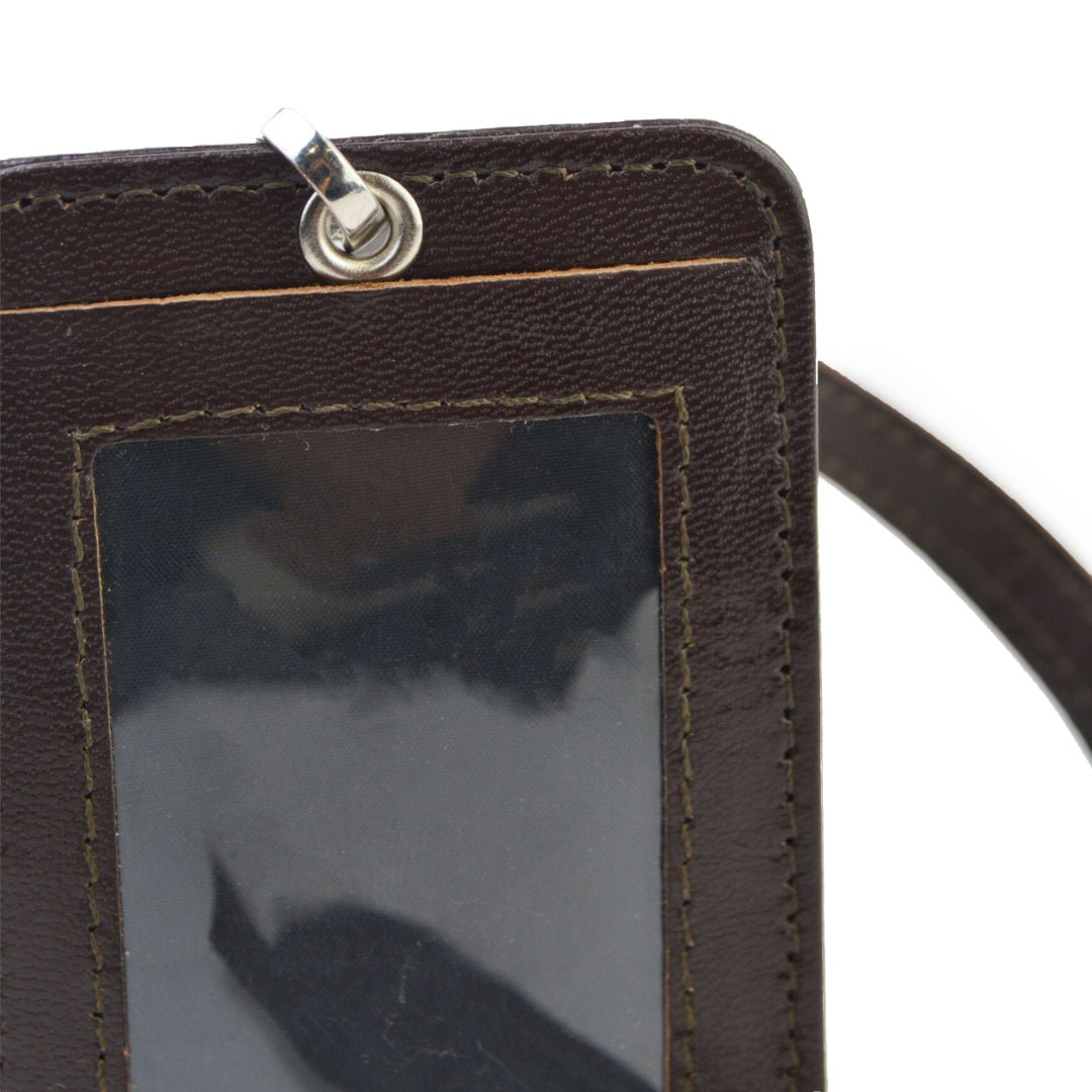 Leather ID Holder for students and professionals - Leatherax