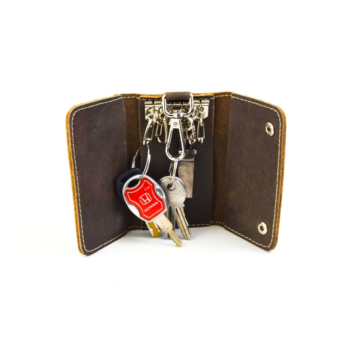 Modern Leather Key Chain Holder - Trendy Accessory for Everyday Use - Leatherax