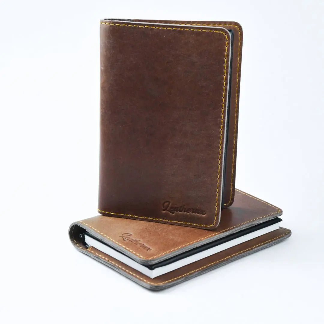 Leather Field Notes Cover for writers and travelers  - Leatherax