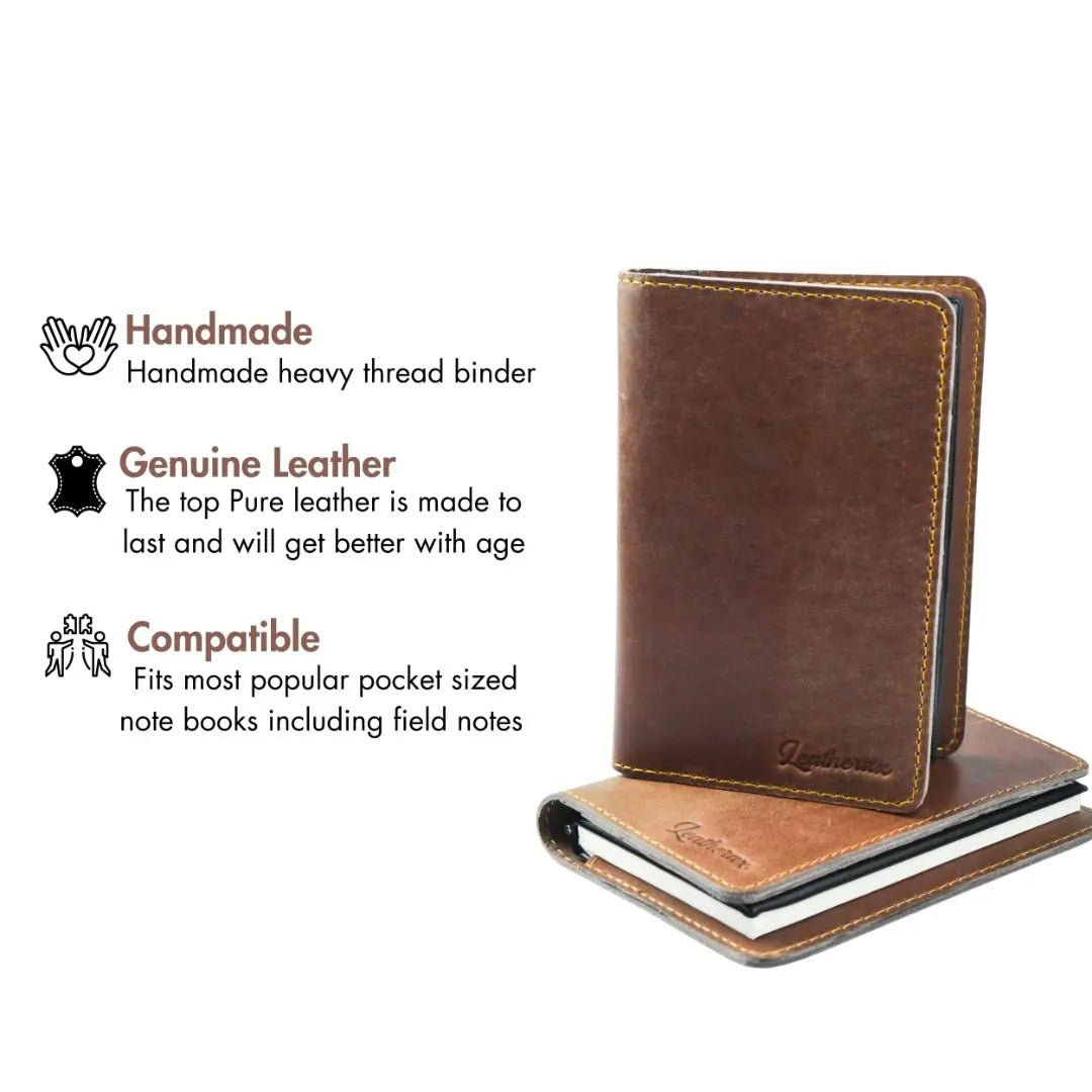 Durable leather field notes for adventure seekers  - Leatherax