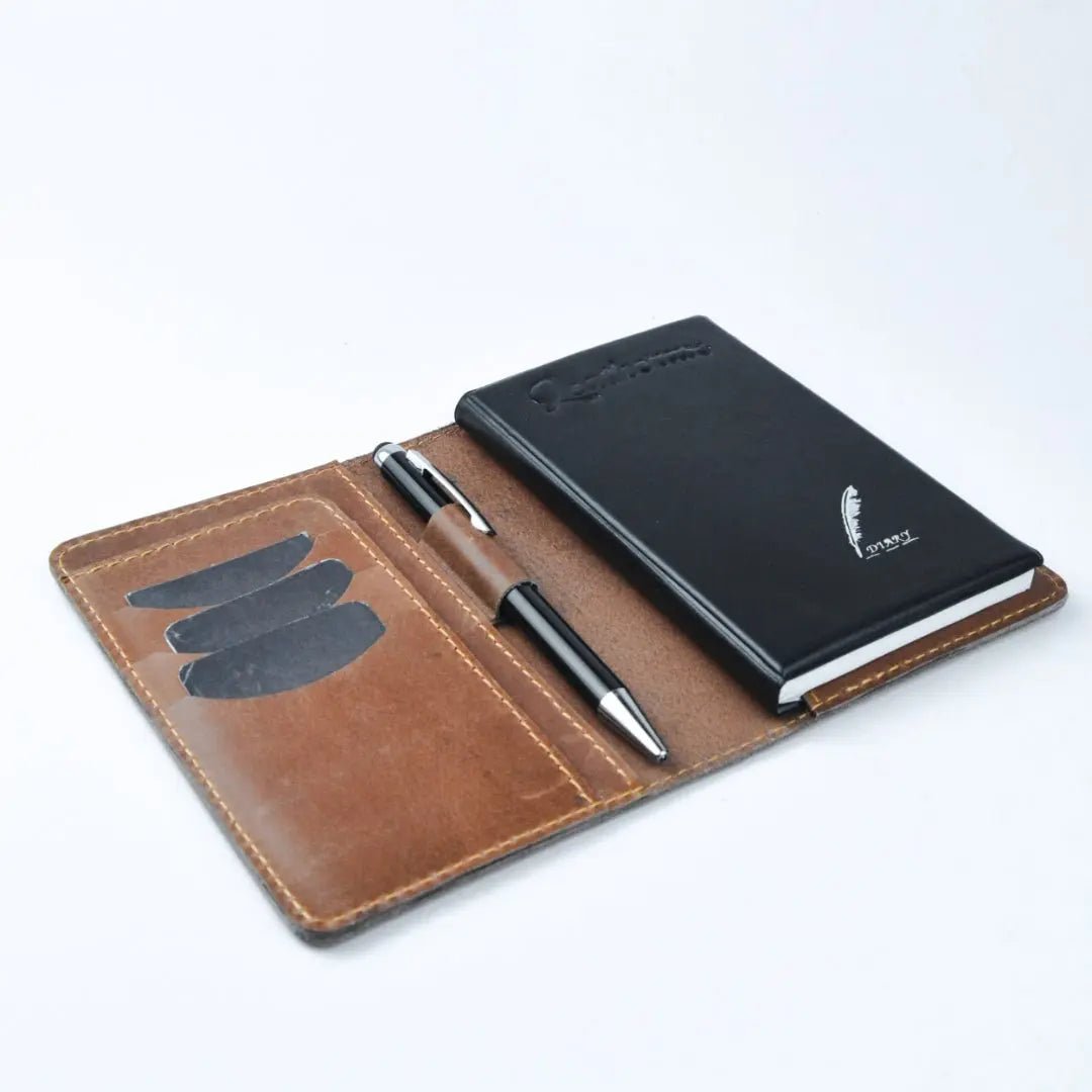  Leather Field Notes Cover with personalized monogram  - Leatherax