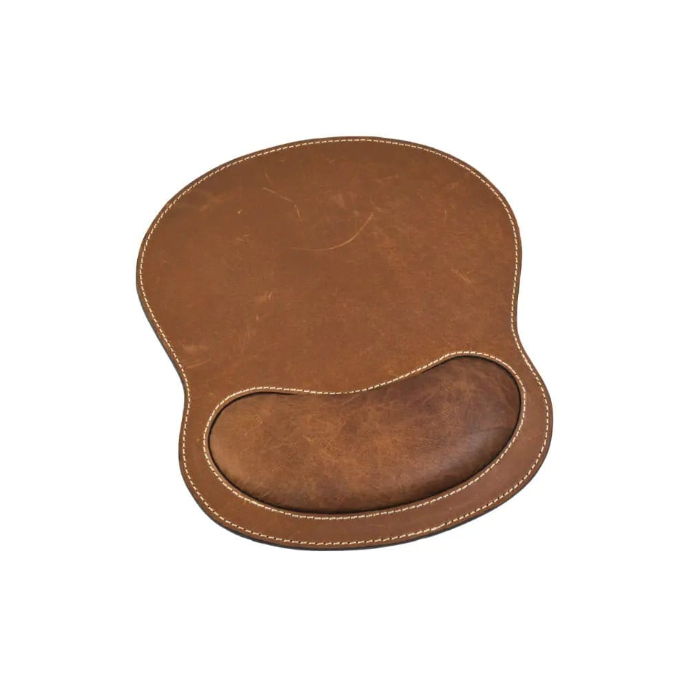 Ergonomic Leather Mousepad Providing a Refined Look and Excellent Mouse Control - leatherax