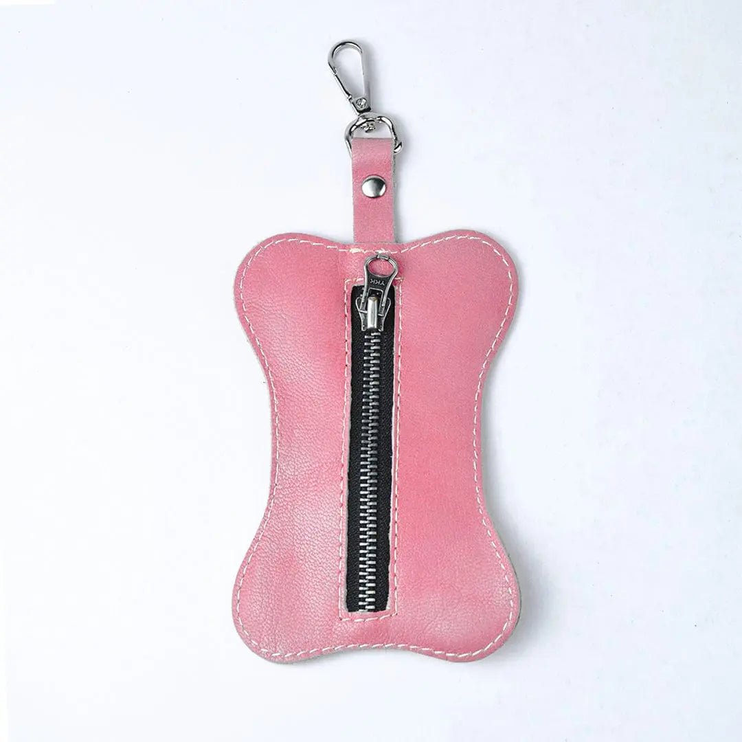 Poop bag holder for Puppy walking - Leatherax