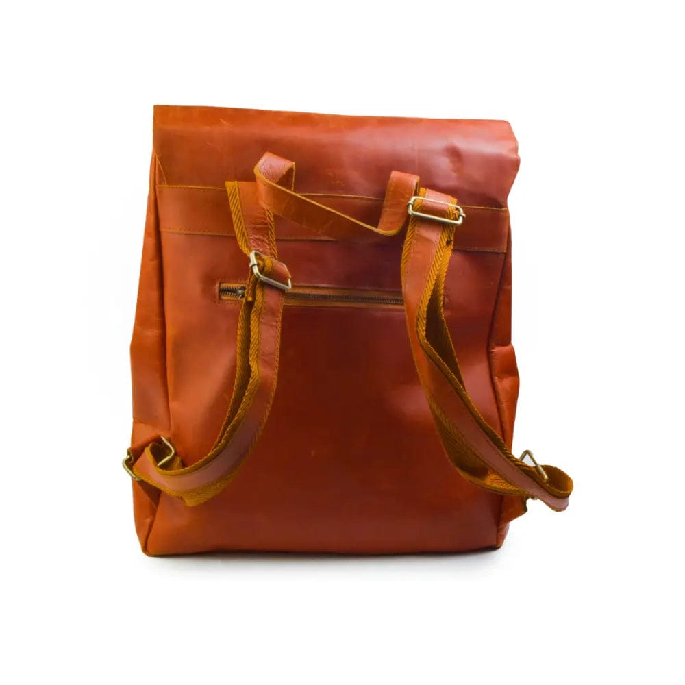 A vintage leather backpack is a stylish and durable accessory made from high-quality aged leather. It features multiple compartments and adjustable padded straps - Leatherax