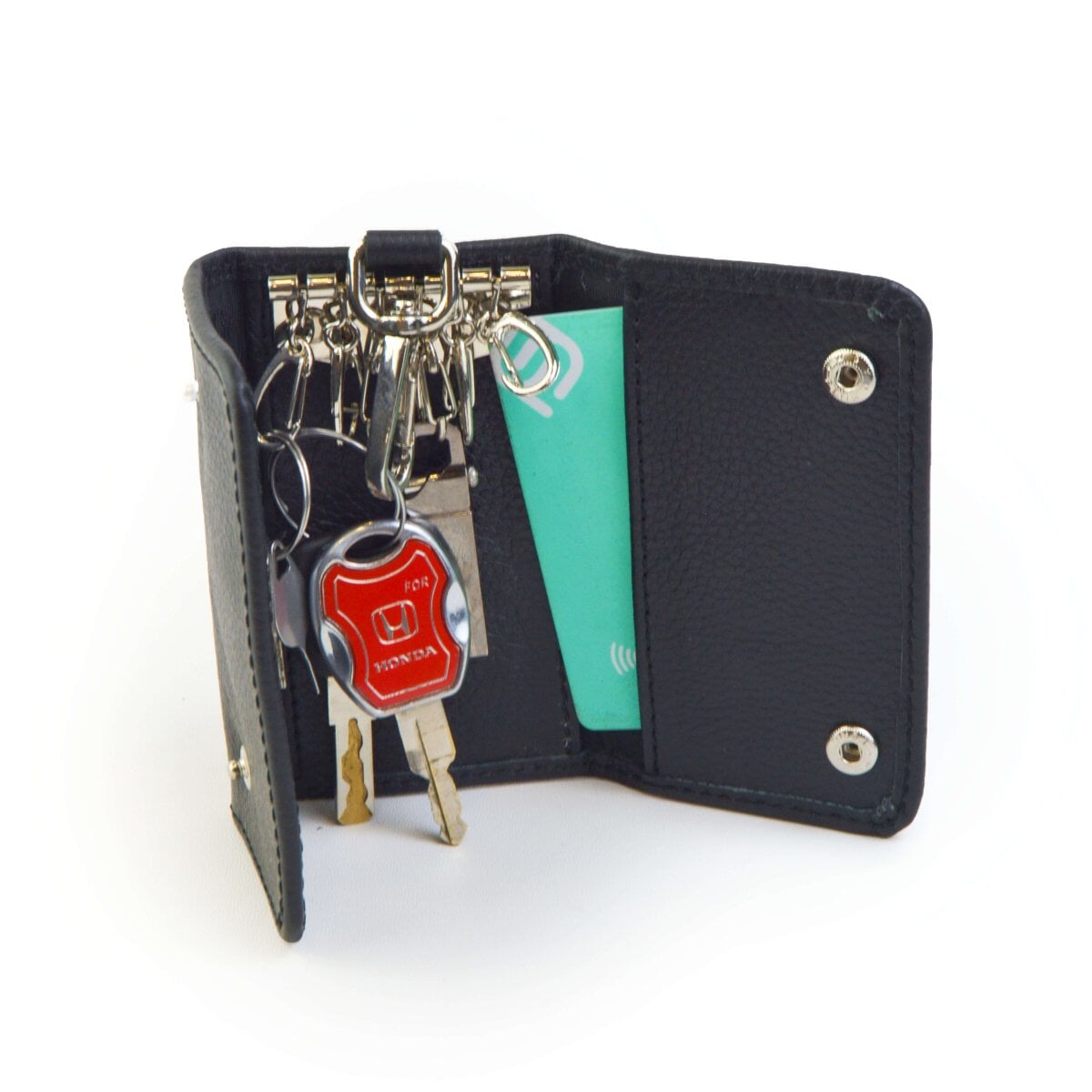 Chic Leather Key Fob Case - Sleek and Functional Accessory - Leatherax