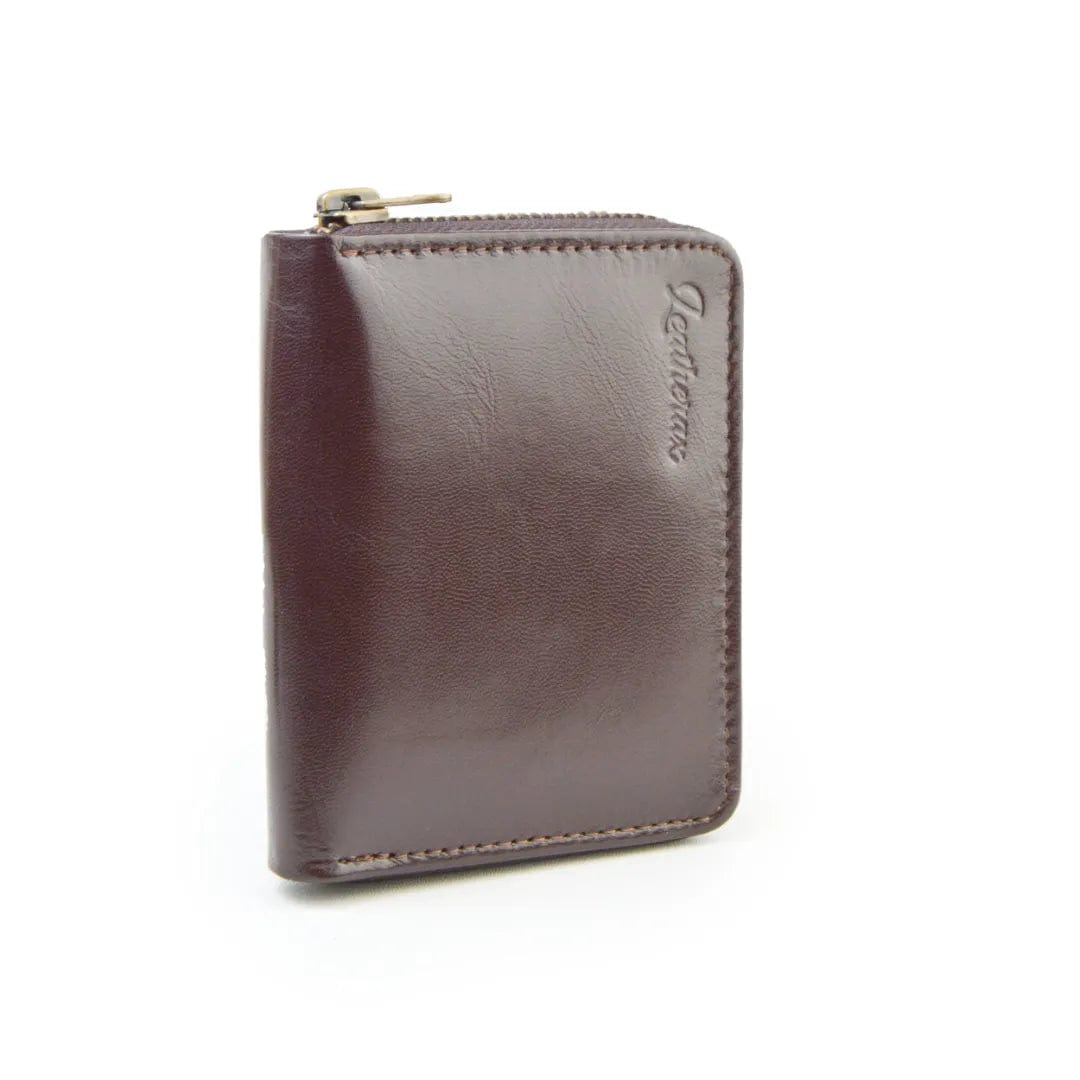 Small Zipper Wallet for Coins and cards - Leatherax