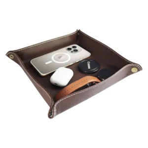 Leatherax Leather Tray Organizer